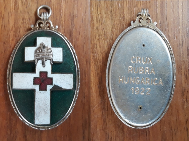 Magyar Vöröskereszt Érdemérme – CRUX RUBRA HUNGARICA 1922